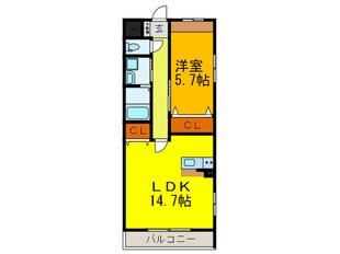 ロックフォルティの物件間取画像